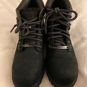 Mens Skechers Verdict Plain Toe Waterproof Boot Black